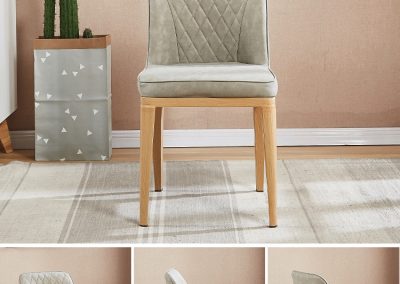 Rouen Leather Dining Chair Singapore SingaporeHomeFurniture