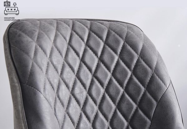 Rouen Leather Dining Chair Singapore SingaporeHomeFurniture