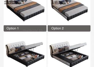 Tienen Divan Bed Frame Singapore Bed with storage space SingaporeHomeFurniture