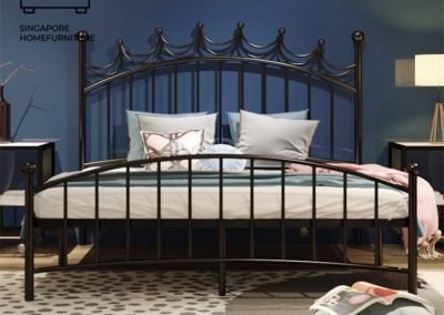 Arlon Wrought Iron Bed Frame Singapore SingaporeHomeFurniture