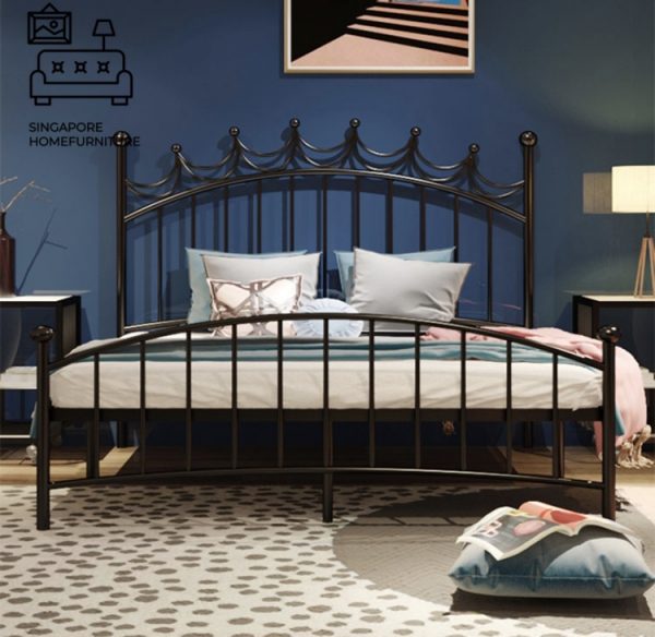 Arlon Wrought Iron Bed Frame Singapore SingaporeHomeFurniture