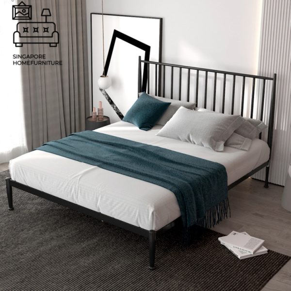 Binche Wrought Iron Bed Frame Singapore SingaporeHomeFurniture