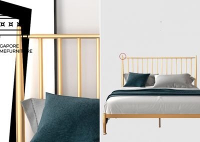 Binche Wrought Iron Bed Frame Singapore SingaporeHomeFurniture