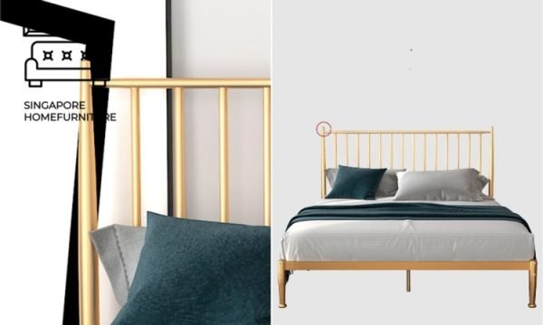 Binche Wrought Iron Bed Frame Singapore SingaporeHomeFurniture