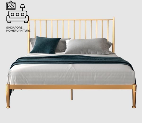 Binche Wrought Iron Bed Frame Singapore SingaporeHomeFurniture