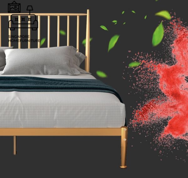 Binche Wrought Iron Bed Frame Singapore SingaporeHomeFurniture