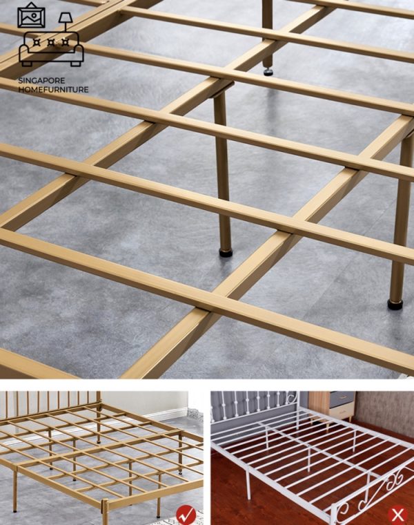 Binche Wrought Iron Bed Frame Singapore SingaporeHomeFurniture