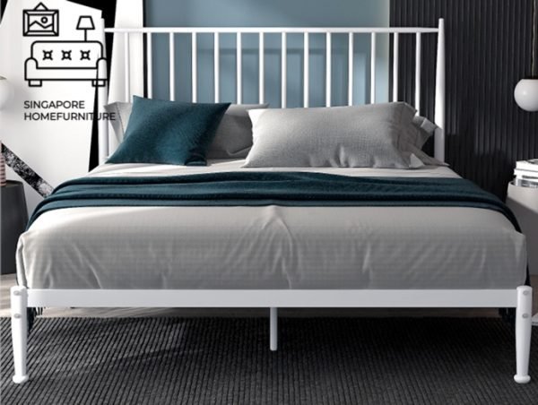 Binche Wrought Iron Bed Frame Singapore SingaporeHomeFurniture