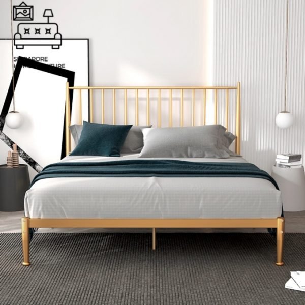 Binche Wrought Iron Bed Frame Singapore SingaporeHomeFurniture