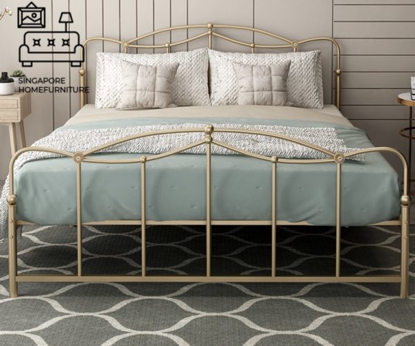 Dendermonde Wrought Iron Bed Frame Singapore SingaporeHomeFurniture