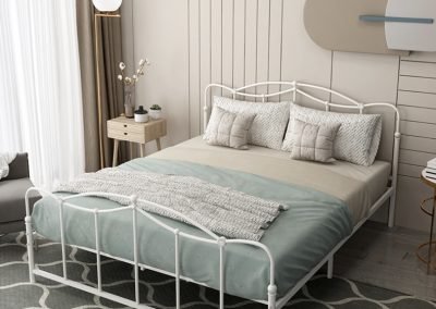 Dendermonde Wrought Iron Bed Frame Singapore SingaporeHomeFurniture
