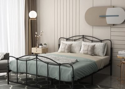 Dendermonde Wrought Iron Bed Frame Singapore SingaporeHomeFurniture