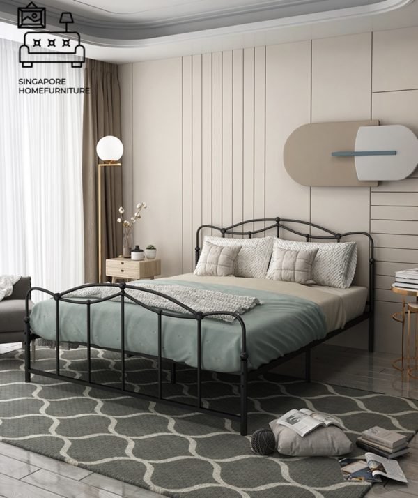 Dendermonde Wrought Iron Bed Frame Singapore SingaporeHomeFurniture