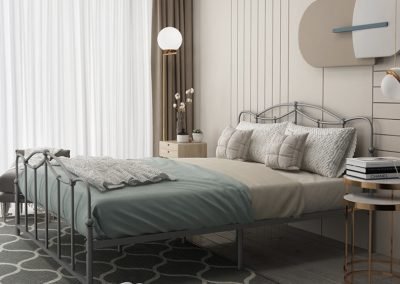 Dendermonde Wrought Iron Bed Frame Singapore SingaporeHomeFurniture