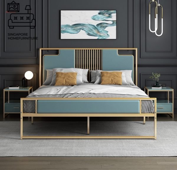 Roselare Wrought Iron Bed Frame Singapore SingaporeHomeFurniture