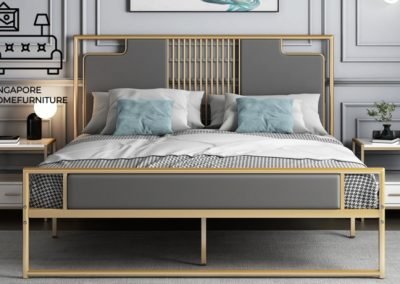Roselare Wrought Iron Bed Frame Singapore SingaporeHomeFurniture