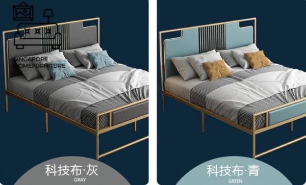 Roselare Wrought Iron Bed Frame Singapore SingaporeHomeFurniture