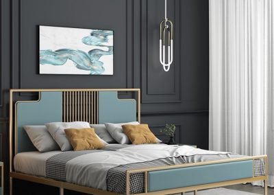 Roselare Wrought Iron Bed Frame Singapore SingaporeHomeFurniture