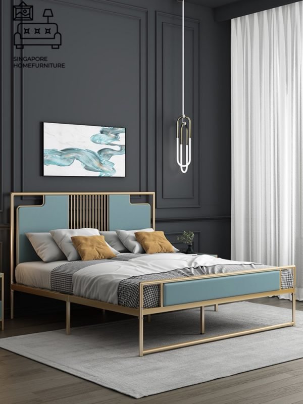 Roselare Wrought Iron Bed Frame Singapore SingaporeHomeFurniture