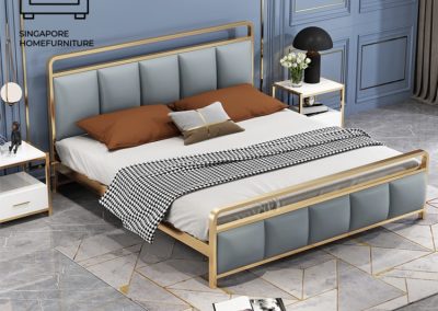 Tongeren Wrought Iron Bed Frame Singapore SingaporeHomeFurniture