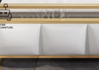 Tongeren Wrought Iron Bed Frame Singapore SingaporeHomeFurniture