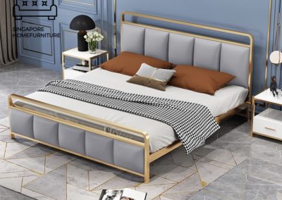 Tongeren Wrought Iron Bed Frame Singapore SingaporeHomeFurniture