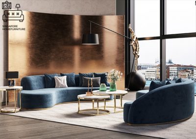 Alicante Velvet Sofa Singapore SingaporeHomeFurniture