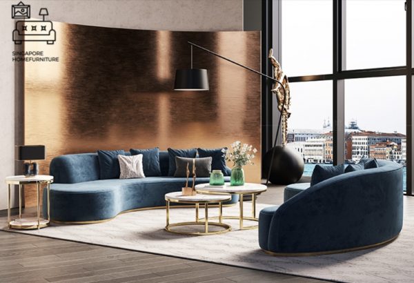 Alicante Velvet Sofa Singapore SingaporeHomeFurniture