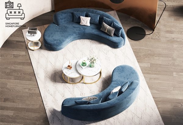 Alicante Velvet Sofa Singapore SingaporeHomeFurniture