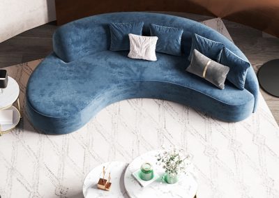 Alicante Velvet Sofa Singapore SingaporeHomeFurniture