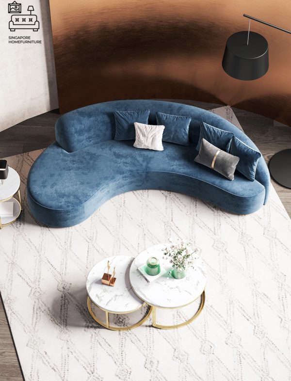 Alicante Velvet Sofa Singapore SingaporeHomeFurniture