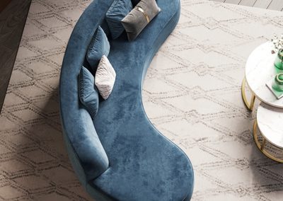 Alicante Velvet Sofa Singapore SingaporeHomeFurniture