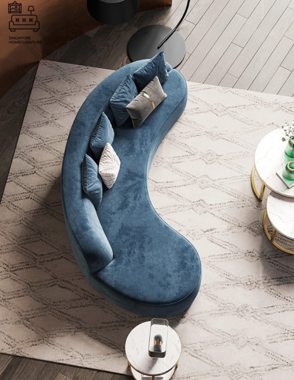 Alicante Velvet Sofa Singapore SingaporeHomeFurniture