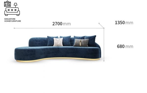 Alicante Velvet Sofa Singapore SingaporeHomeFurniture