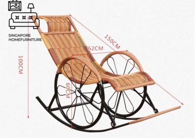 Aracaju Rattan Rocking Chair Singapore SingaporeHomeFurniture