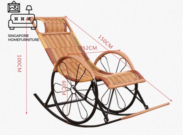Aracaju Rattan Rocking Chair Singapore SingaporeHomeFurniture