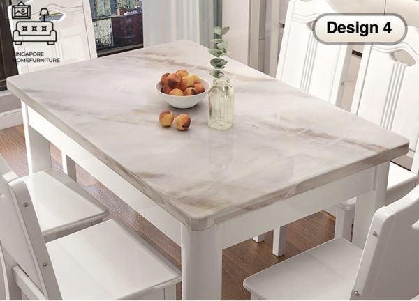 ASSEN® Marble Dining Table | Elegant, Classy, Posh 4 Colours | 3 Lengths: 1200mm, 1300, 1450mm | $ - Image 9