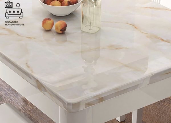 ASSEN® Marble Dining Table | Elegant, Classy, Posh 4 Colours | 3 Lengths: 1200mm, 1300, 1450mm | $ - Image 7