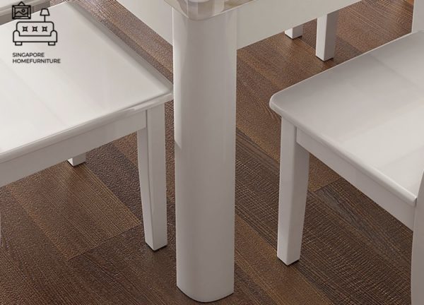 ASSEN® Marble Dining Table | Elegant, Classy, Posh 4 Colours | 3 Lengths: 1200mm, 1300, 1450mm | $ - Image 5
