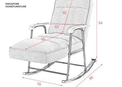 Belem Modern Rocking Chair Singapore SingaporeHomeFurniture