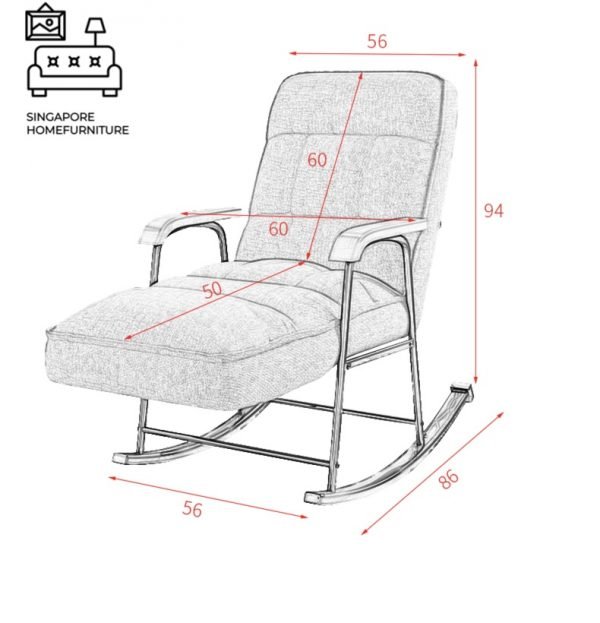 Belem Modern Rocking Chair Singapore SingaporeHomeFurniture