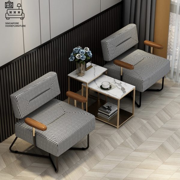 BREDA® Nesting Table | Colour Customisation: Primary Table, Secondary Table, Legs = Black OR White OR Gold | $$ - Image 6
