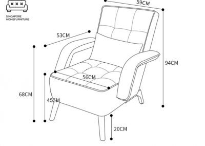 Faro Recliner Armchair Singapore SingaporeHomeFurniture