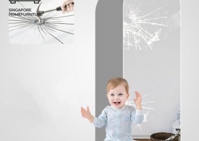 Flam Arch Mirror Singapore Wall Mirror Singapore Frameless Mirror Singapore SingaporeHomeFurniture