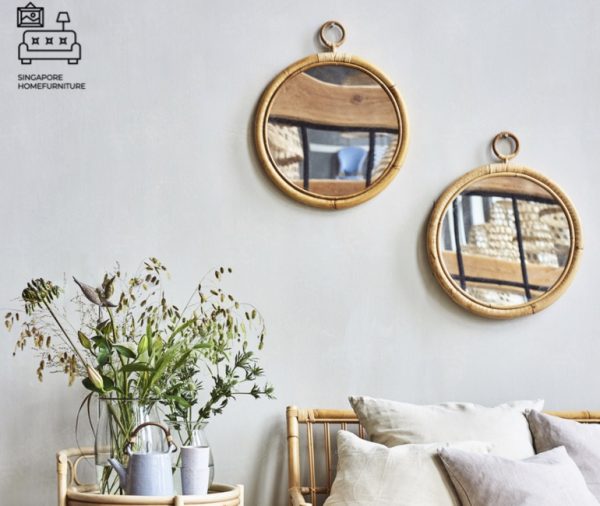 FREDRIKSTAD® Rattan Mirror | Wall Mirror | $