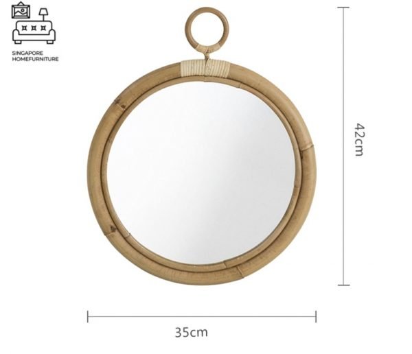 FREDRIKSTAD® Rattan Mirror | Wall Mirror | $ - Image 3