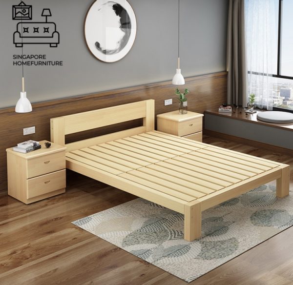 Geel Pull Out Bed Frame Singapore Trundle Bed SingaporeHomeFurniture
