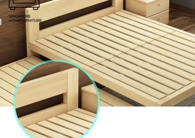 Geel Pull Out Bed Frame Singapore Trundle Bed SingaporeHomeFurniture