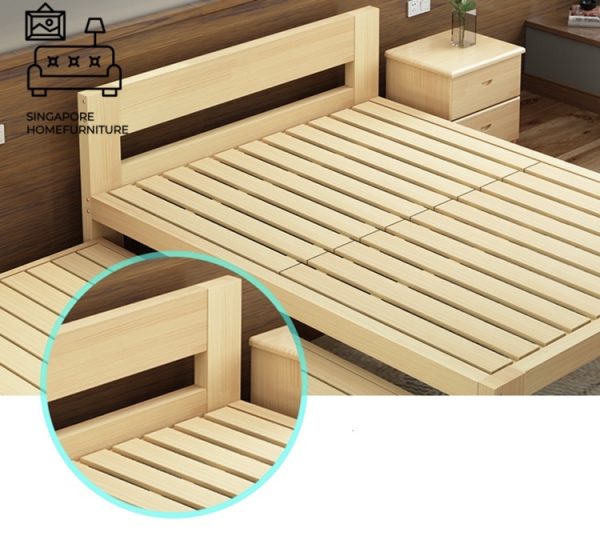 Geel Pull Out Bed Frame Singapore Trundle Bed SingaporeHomeFurniture