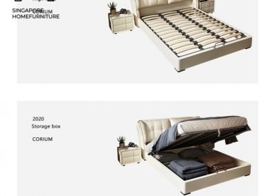 Halle Divan Bed Frame Singapore Bed with storage space SingaporeHomeFurniture
